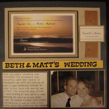 Beth &amp; Matt&#039;s Wedding