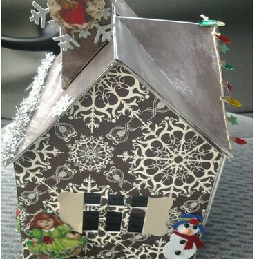 Stampin up xmas village house