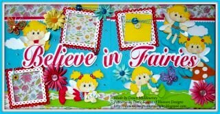 Two page &quot;Believe in Fairies&quot; Layout