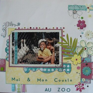 moi &amp; mon cousin au zoo / at the Granby Zoo