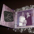 Wedding Mini Album pages 2 and 3