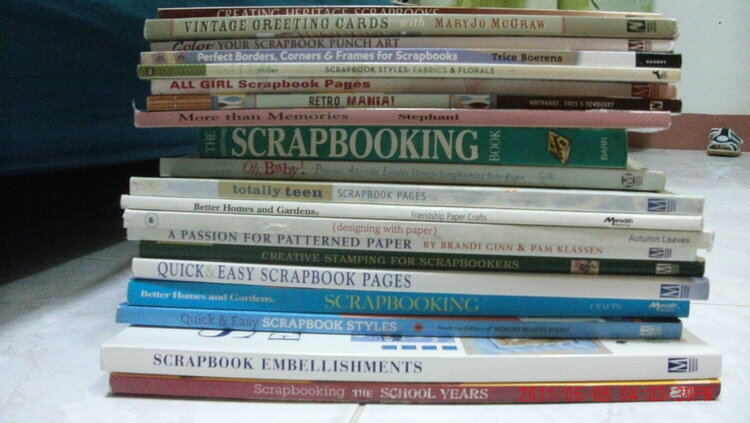 my srapbooking books