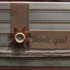 Thank You Card - Masculine