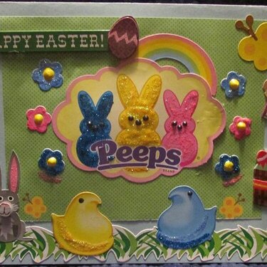 Easter Card ****Peeps