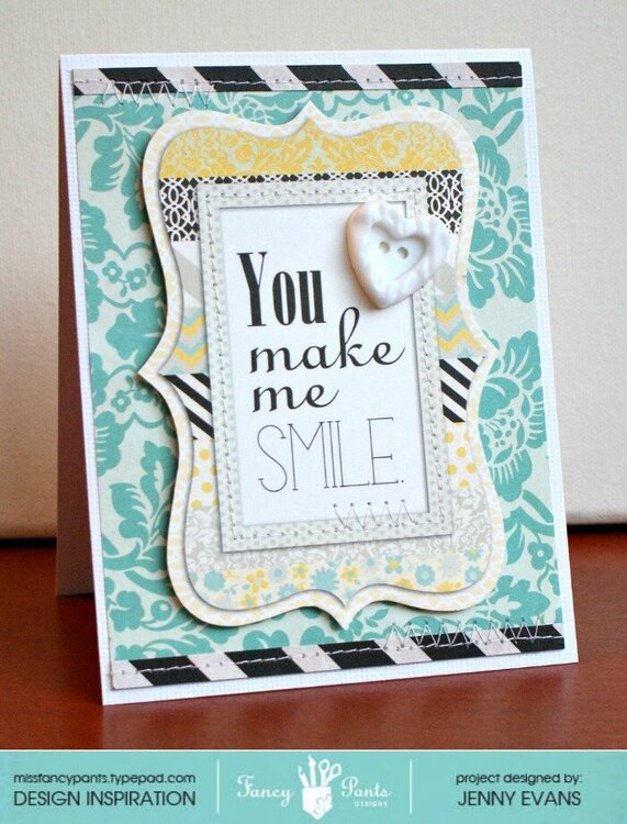 Smile card *Fancy Pants Designs*