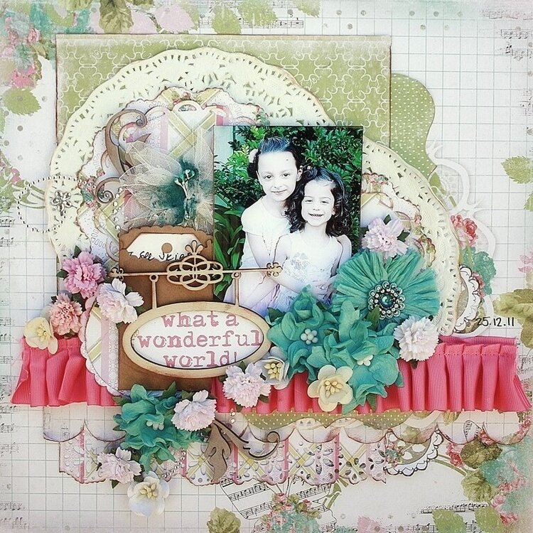 What A Wonderful World &quot;C&#039;est Magnifique April Kit with The ScrapCake*