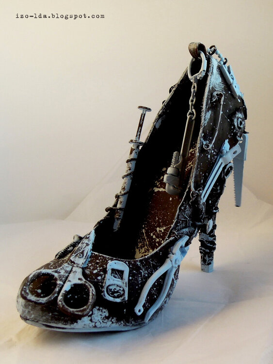 Altered shoe