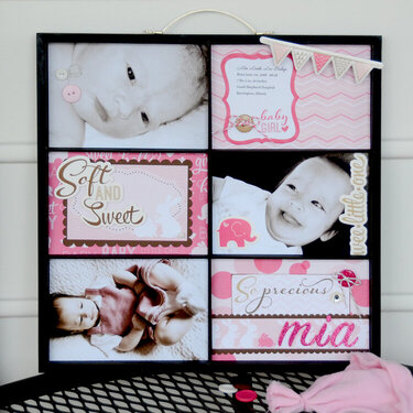 Soft and Sweet Printers Tray *Imaginisce - My Baby"