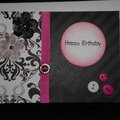 Hot Pink/Black Birthday