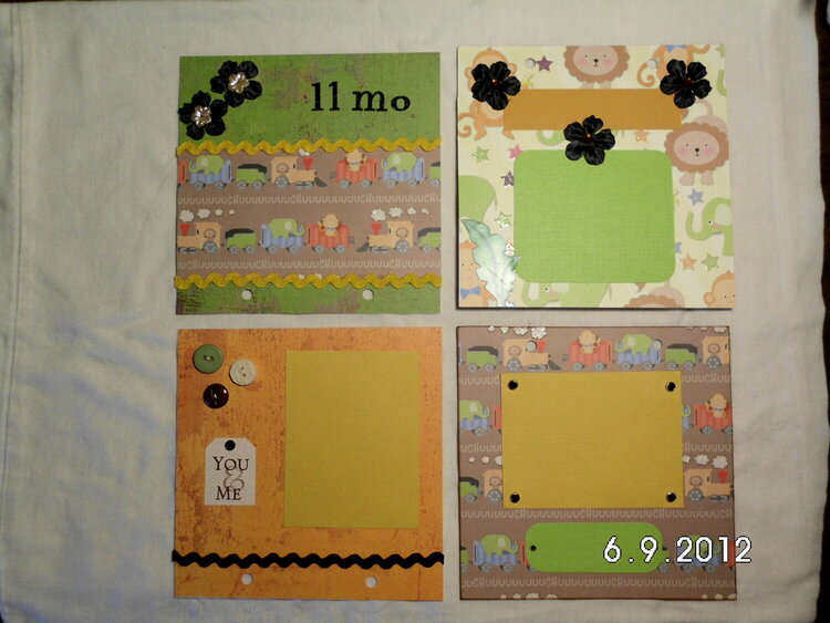 Baby first year calendar 11mo, &amp; added photo pgs