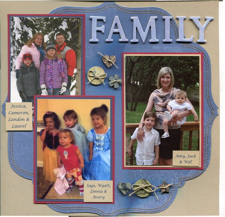 Carolyn&#039;s family (left page)