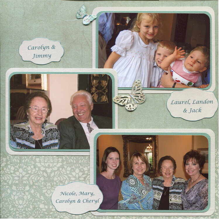 Carolyn&#039;s 90th (right page)