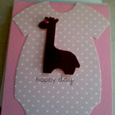 Onesie card