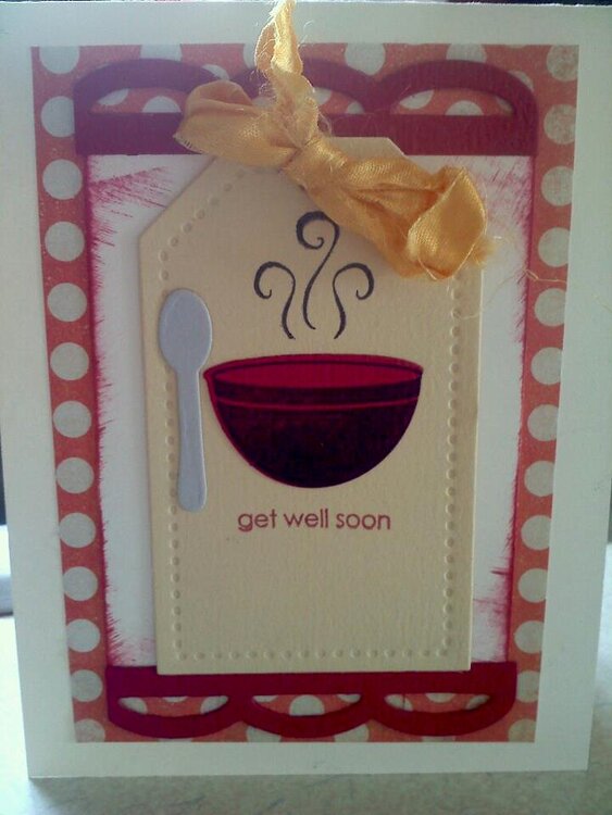 Soup Get well Soon card