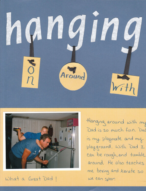 Hanging on Daddy