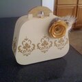 wooden purse lock box