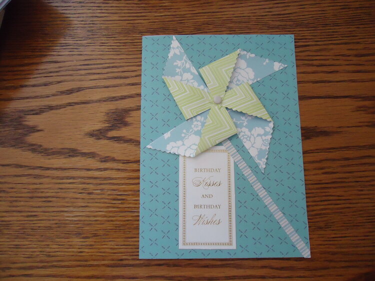 Pinwheel Birthday Card