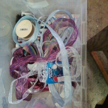 My ribbon bin