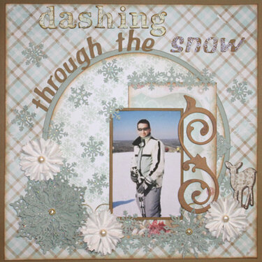 &quot;Dashing through the Snow&quot; **C&#039;est Magnifique** Dec. kit
