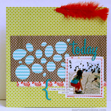 Today by Mary Ann Jenkins featuring the new Pinwheel Collection from Lily Bee