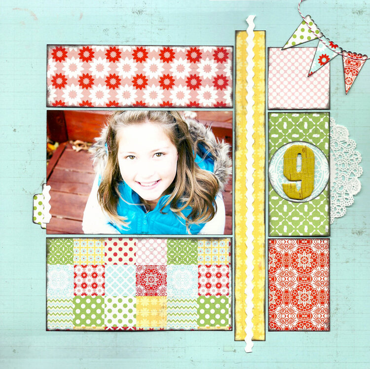9 by Kay rogers featuring Handmade by Lily Bee