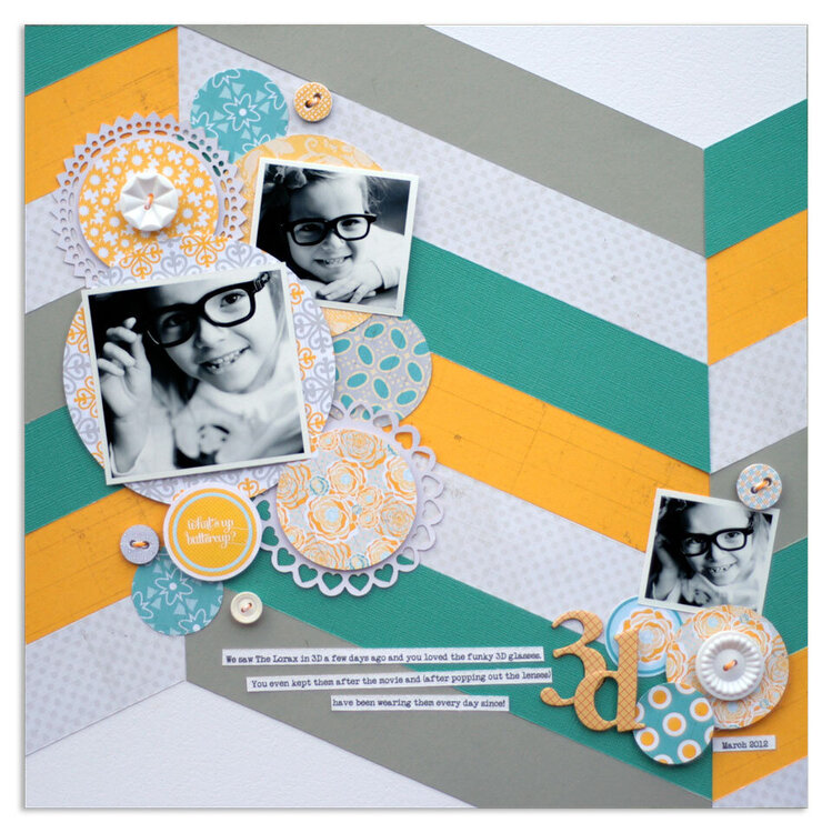 3D by Lisa Dickenson featuring Buttercup from Lily Bee