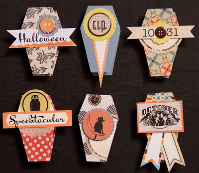 Coffin Halloween Treat Boxes by Cindy Liebel