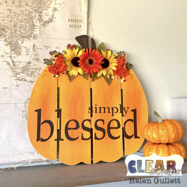 Simply Blessed - Clear Scraps DIY Pallet