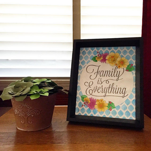 Family Is Everything Framed Artwork