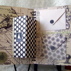 Carta Bella "Well Traveled" Vintage Travel Journal