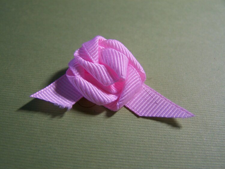 How to Make Ribbon Rose Buds