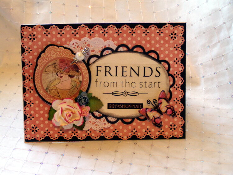 Friends from the start card