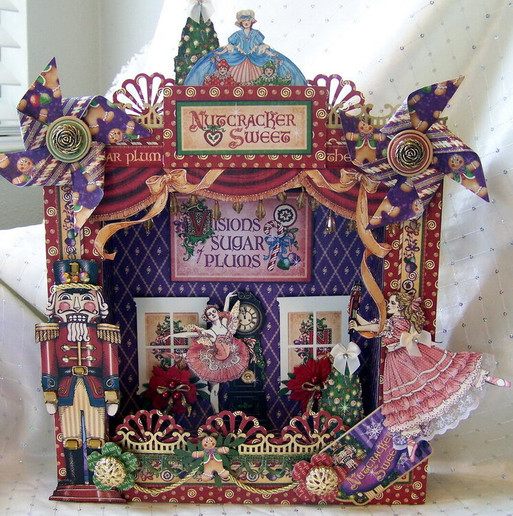 Graphic 45 Nutcracker Sweet Shadow Box for &quot;Scraputante&quot;