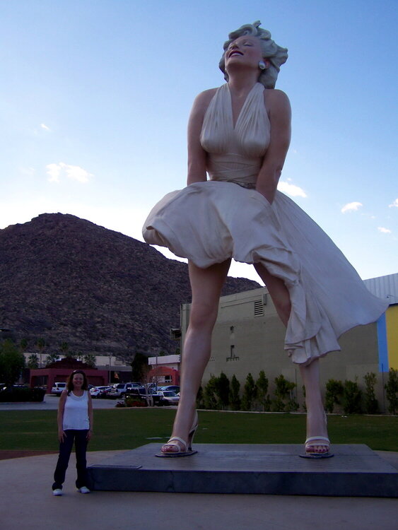 Me &amp; Marilyn in Palm Springs