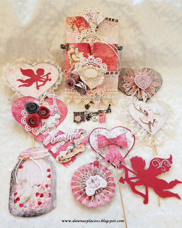 Loaded Envelope &quot;Shabby Valentine&quot;