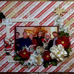 Christmas Eve 2021 Mixed Media Layout