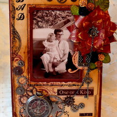 "One of a Kind Dad" Altered Picture Frame