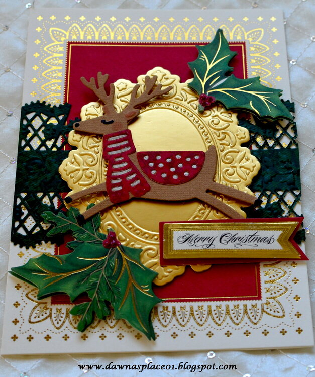 Nutcracker Reindeer Christmas Card