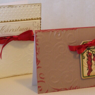 Embossed Christmas Cards