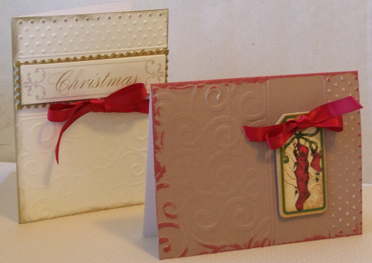 Embossed Christmas Cards