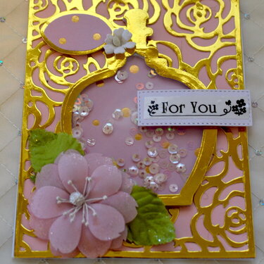 For You Perfume Shaker Card