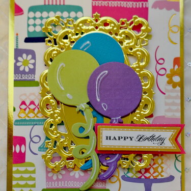 Birthday Balloon Card