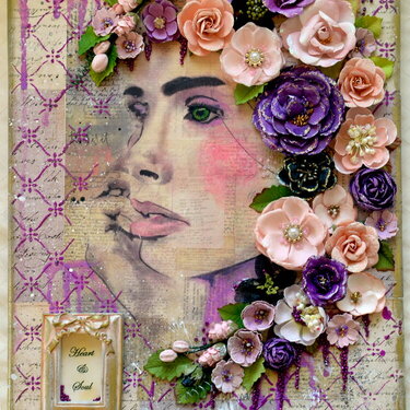 Heart and Soul Mixed Media Canvas