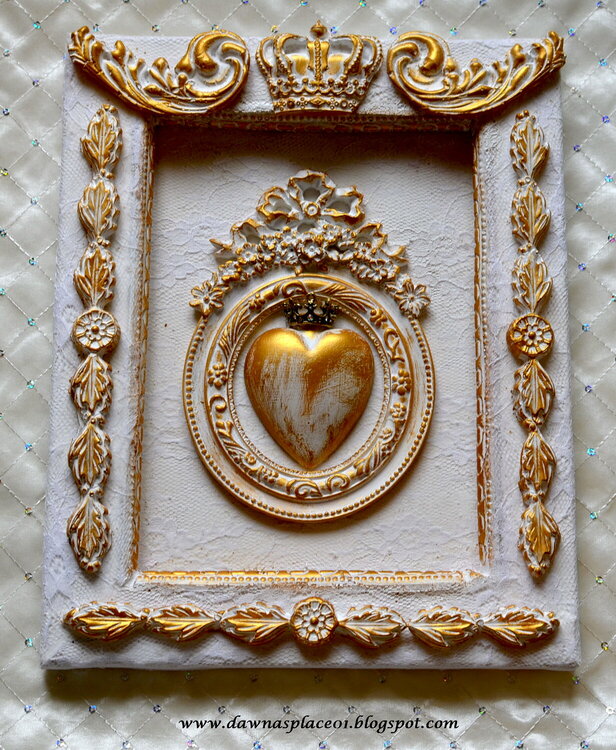 Royal Heart of Gold Frame