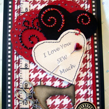 I Love You SEW Much Card and Prize Pack Give Away