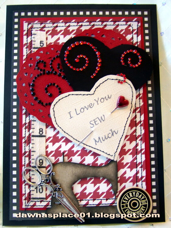 I Love You SEW Much Card and Prize Pack Give Away