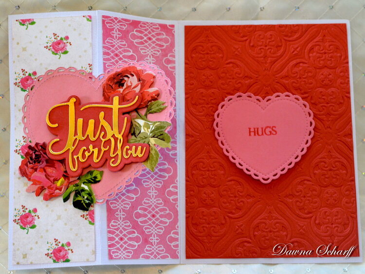 Just For You Heart Card