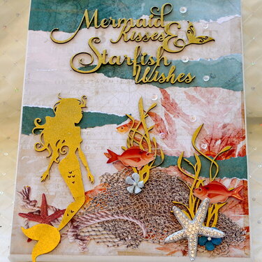 Mermaid Kisses &amp; Starfish Wishes Canvas
