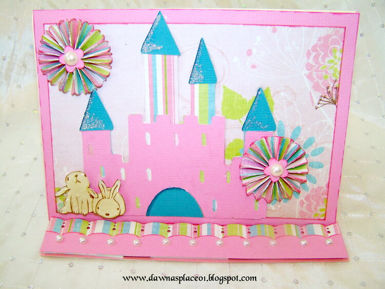 Princess Castle Card - Easel Style