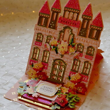Pink Castle Card